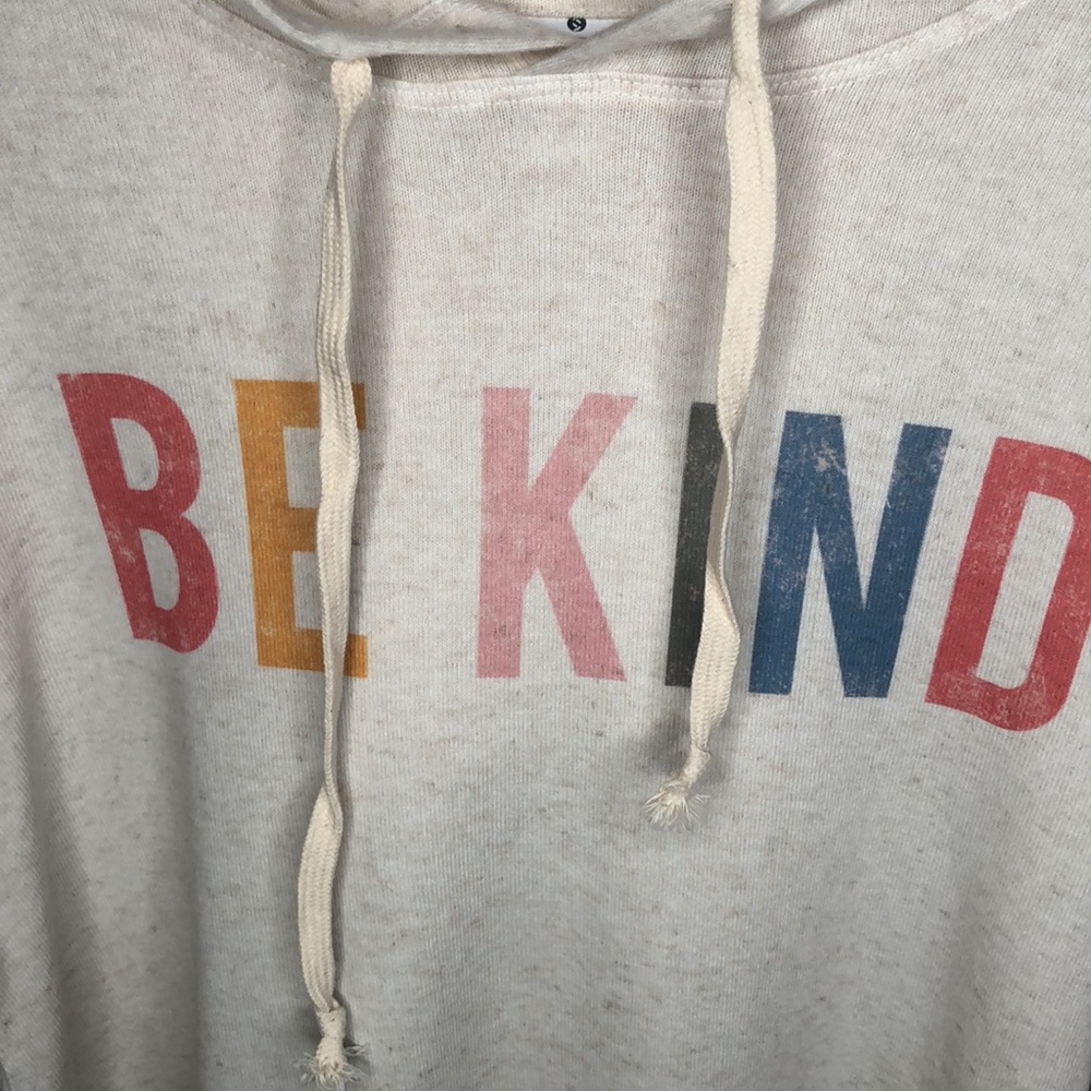 "BE KIND" Statement hooded top - Picture 8 of 9
